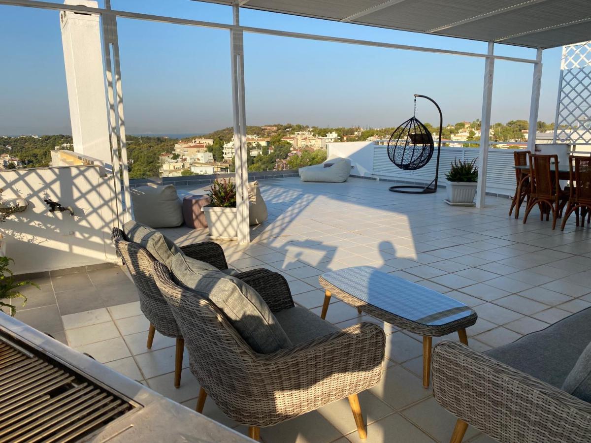 Villasonboard Vouliagmeni Penthouse Veranda Sea-View & Beach Афіни Екстер'єр фото